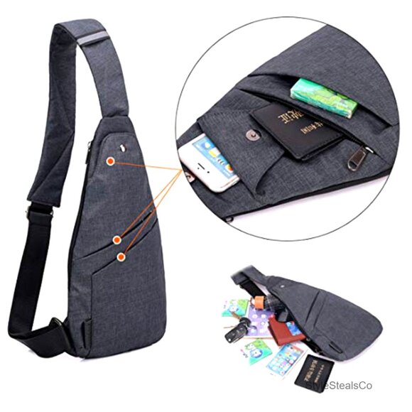 Lightweight Sling Bag Anti-Theft Crossbody Backpack Travel Hiking Daypack main image 5